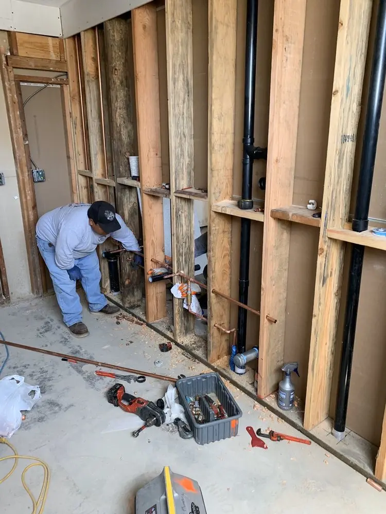 Commercial rough-in plumbing for Water Heater Replacement in Windsor Estates